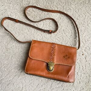 Patricia Nash Heritage Collection Bianco Braided Convertable Crossbody Bag